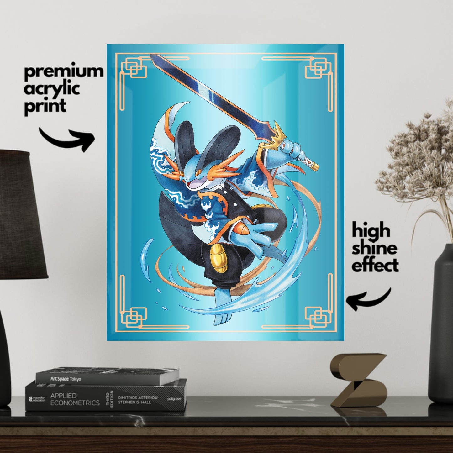 Swampert-PokeSlayer: 8"x10" Acrylic Print