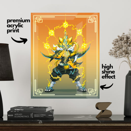 Zeraora-PokeSlayer: 8"x10" Acrylic Print