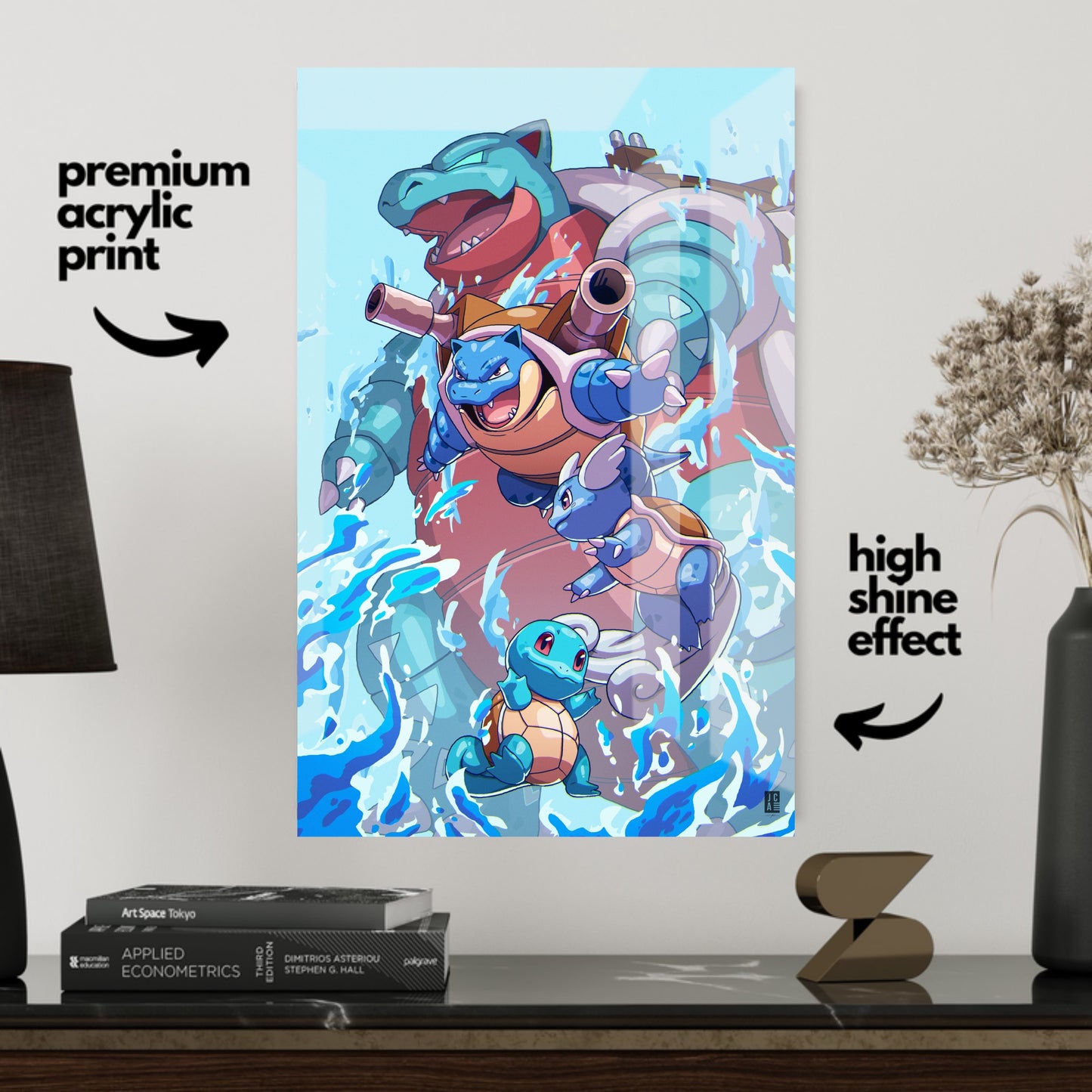 Pokémon Blastoise Evolution Tree-Acrylic Print