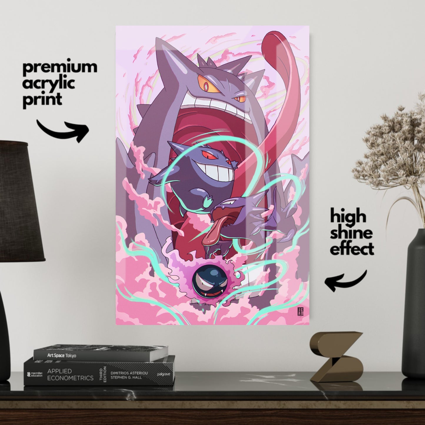 Pokémon Gengar Evolution Tree-Acrylic Print