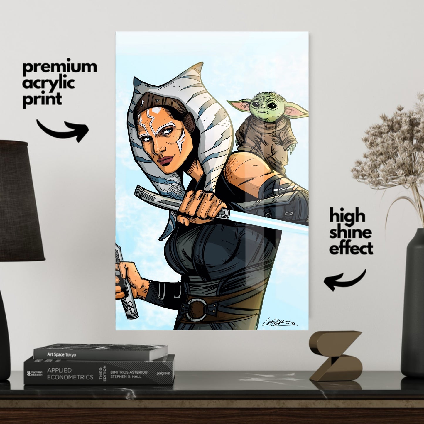 Star Wars Asoka & Baby Yoda-Acrylic Print