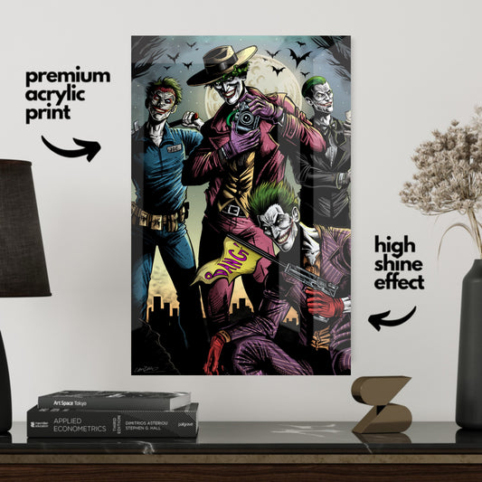 Four Jokers -Acrylic Print