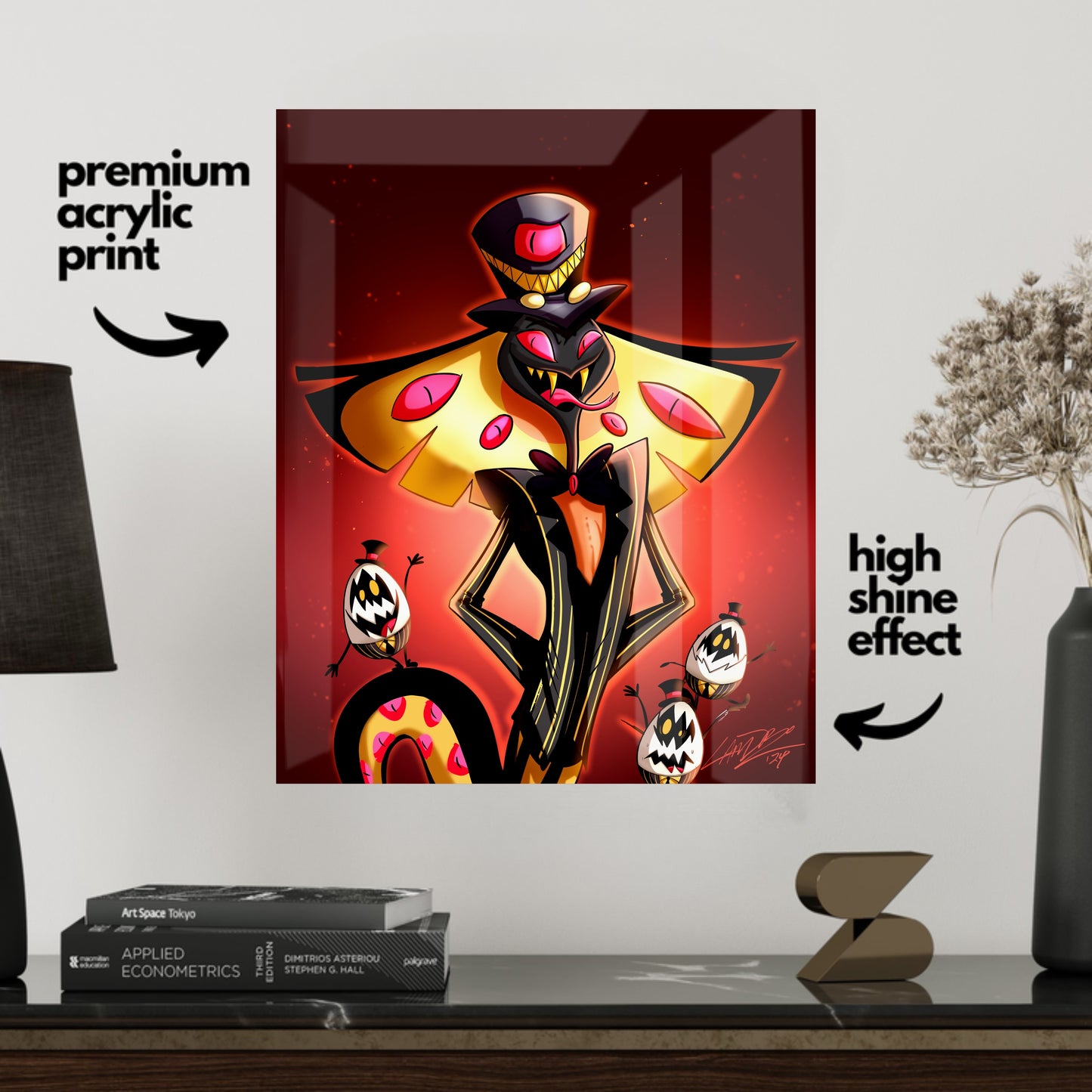 Sir Pentious-Hazbin Hotel: 8"x10" Acrylic Print