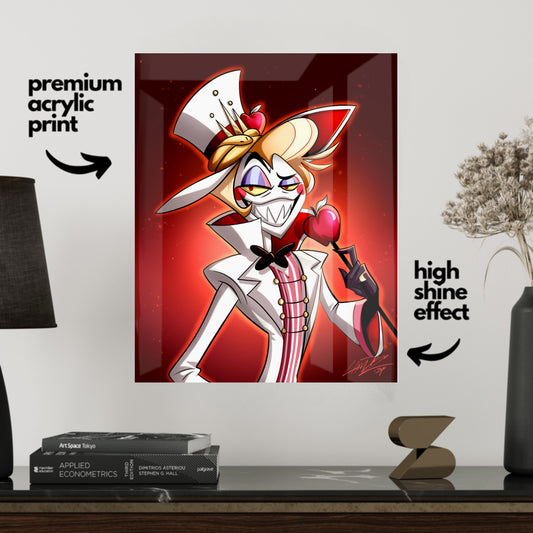 Lucifer Morningstar-Hazbin Hotel: 8"x10" Acrylic Print