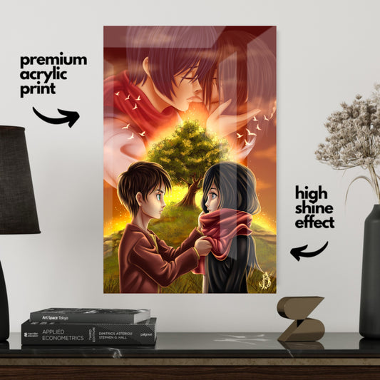 AOT Eren & Mikasa-Acrylic Print