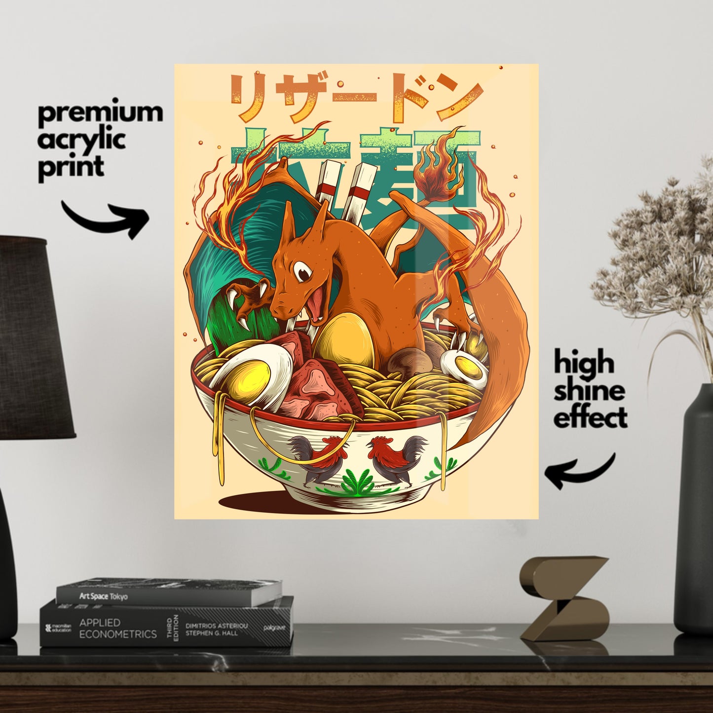 Pokémon Ramen Charizard-Acrylic Print