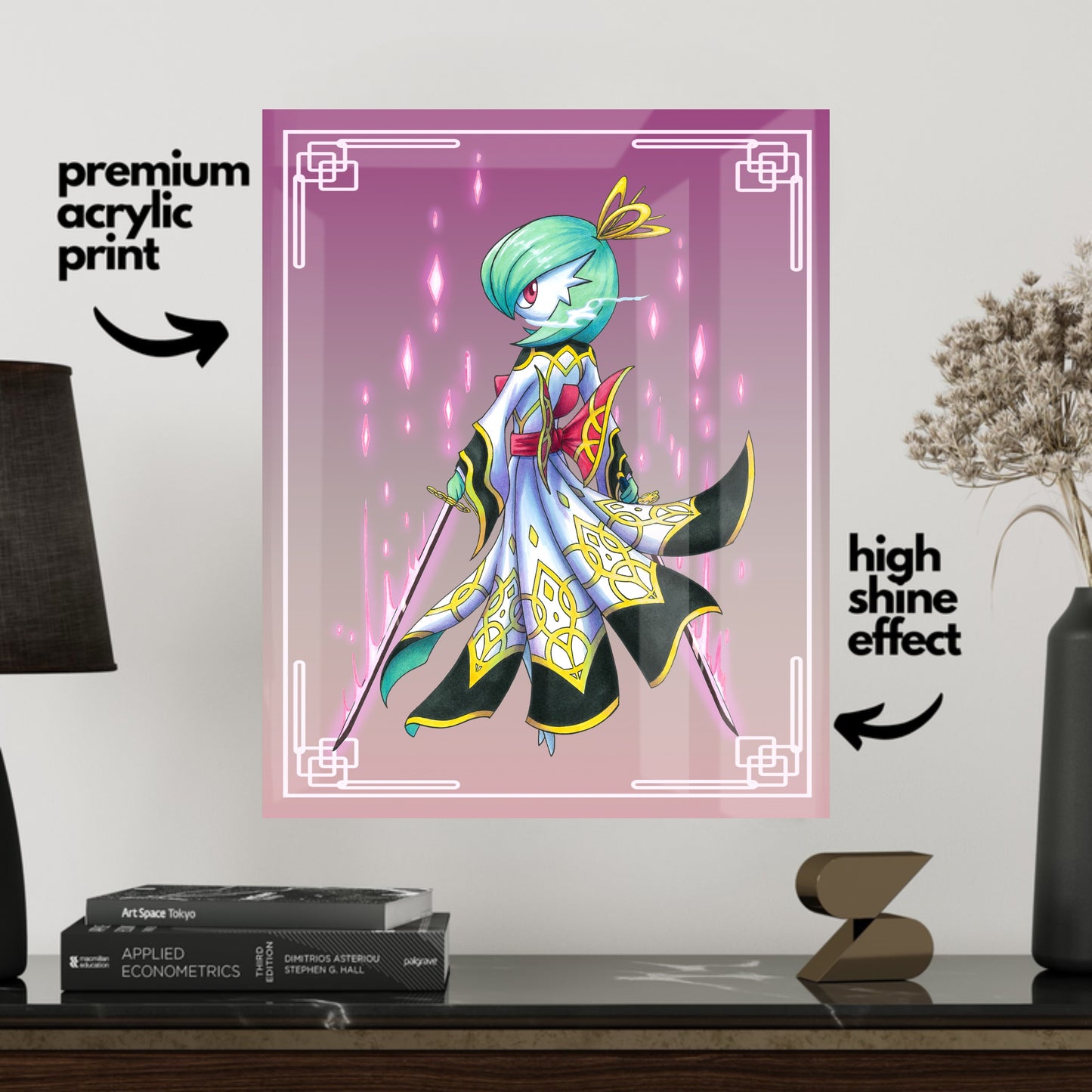 Gardevoir-PokeSlayer: 8"x10" Acrylic Print