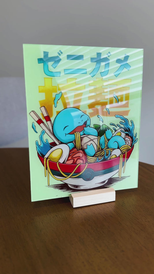 Pokémon Ramen Squirtle-Acrylic Print